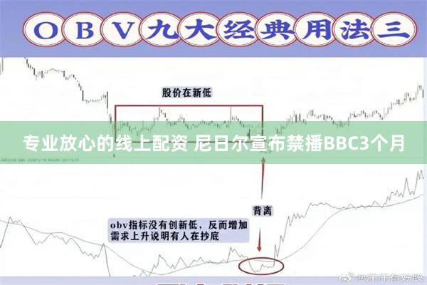 专业放心的线上配资 尼日尔宣布禁播BBC3个月