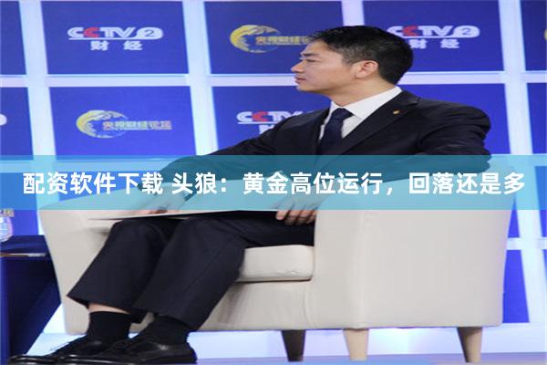 配资软件下载 头狼：黄金高位运行，回落还是多